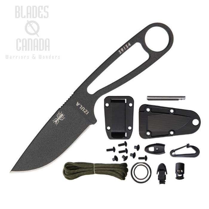 (image for) Esee Izula Tactical w/KIT, 1095 Carbon, Includes Scales, IZULATGK